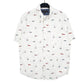 Mens White Banana Republic Boats Yachting Short Sleeve Shirt