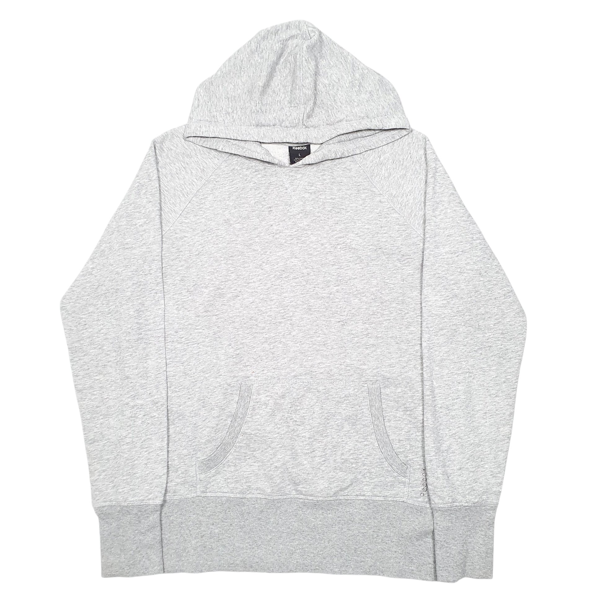 Womens Grey Reebok  Hoodie Jumper