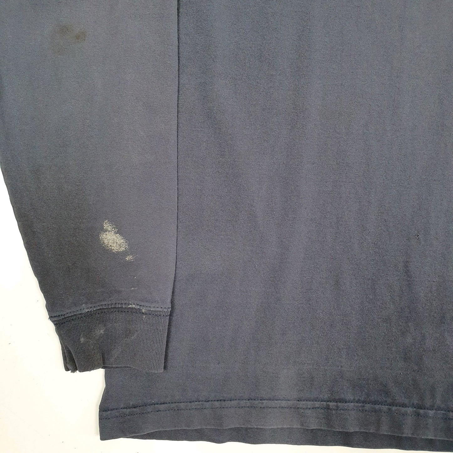 Mens Navy Carhartt  Long Sleeve T Shirt