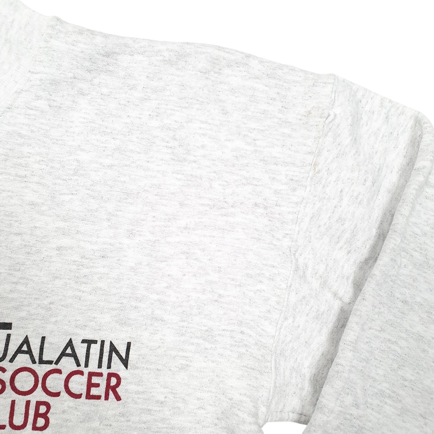 Mens Grey Hanes Tualatin Soccer Club Oregon USA Crewneck Jumper