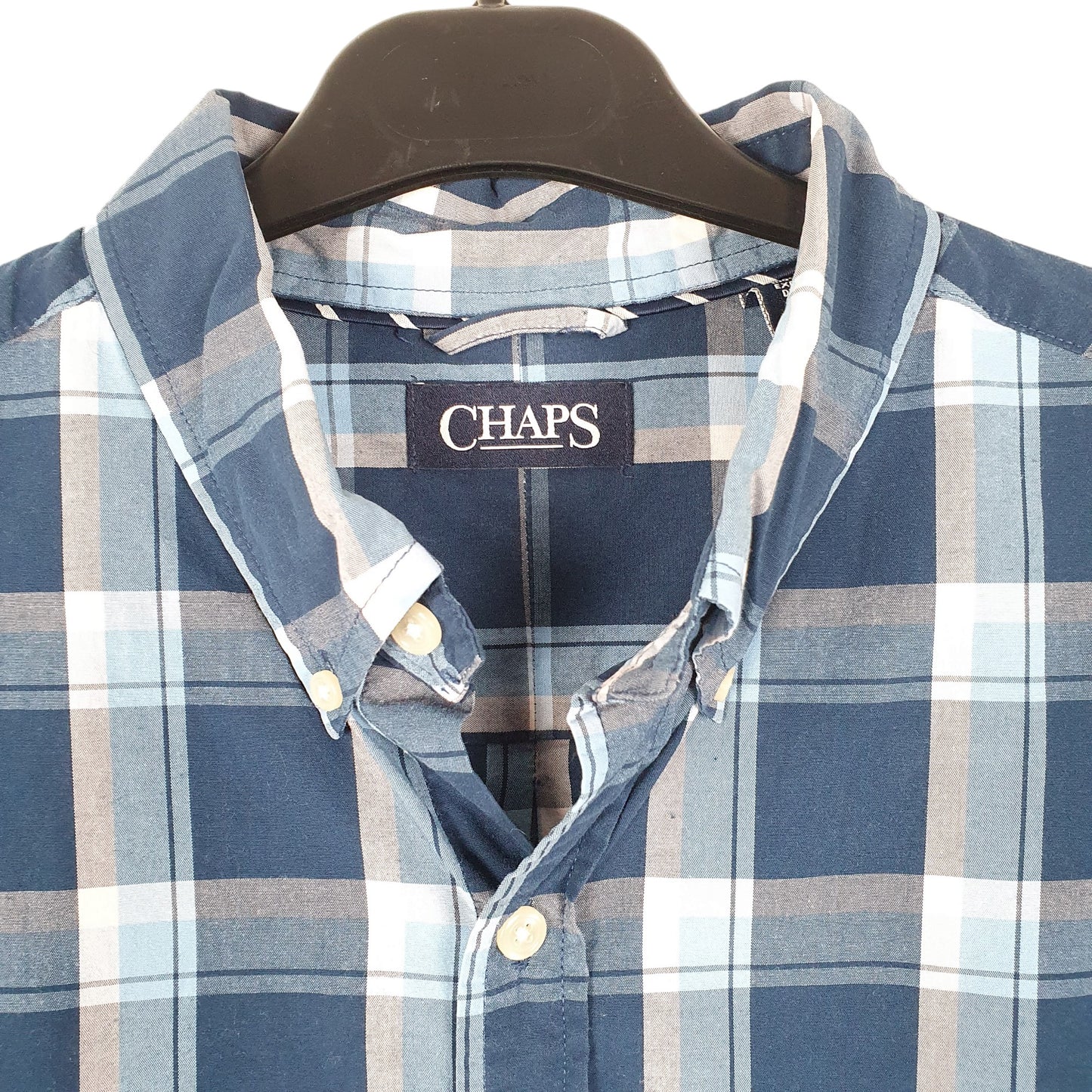 Mens Navy Chaps  Long Sleeve Shirt