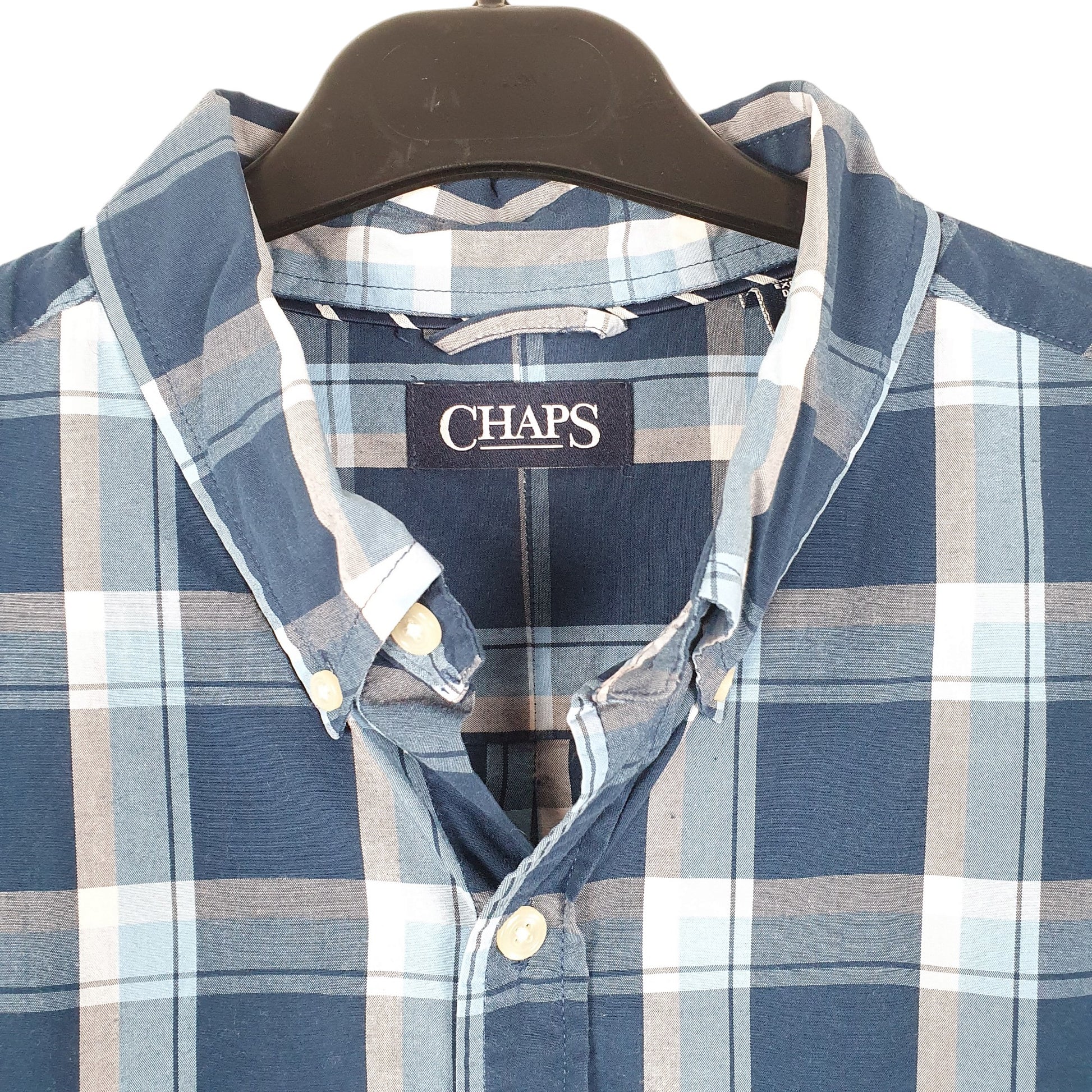 Mens Navy Chaps  Long Sleeve Shirt