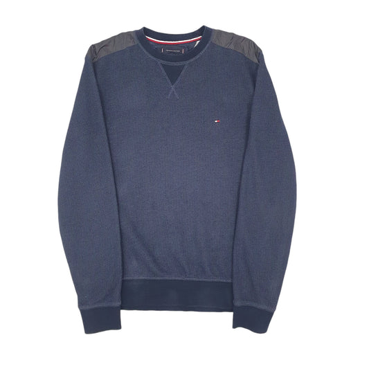 Mens Navy Tommy Hilfiger  Crewneck Jumper