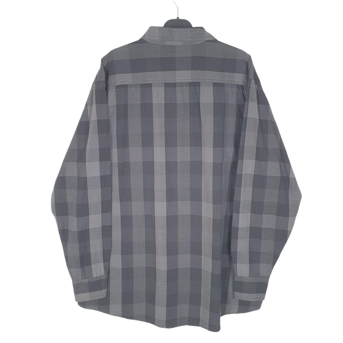Mens Grey Lee  Long Sleeve Shirt