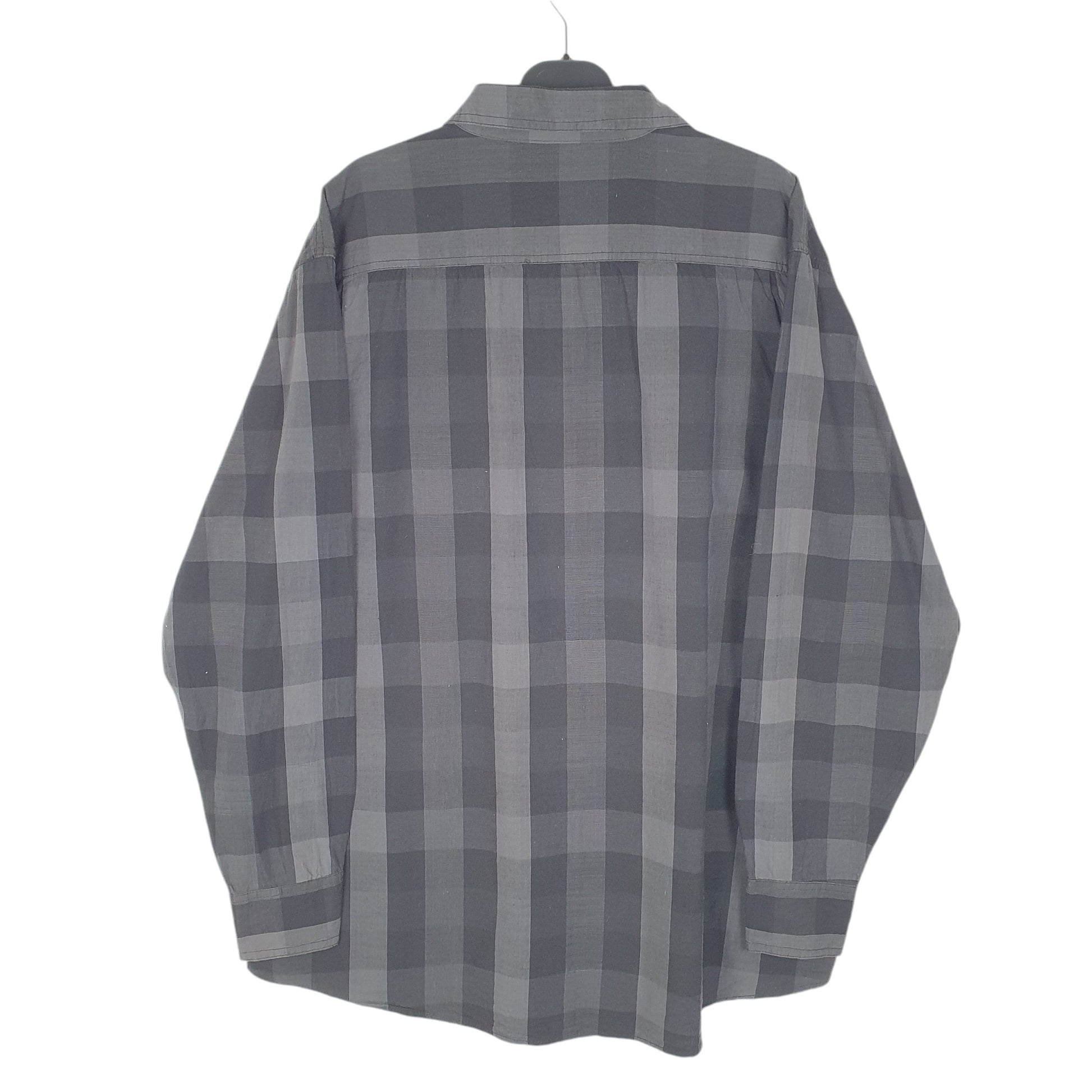 Mens Grey Lee  Long Sleeve Shirt
