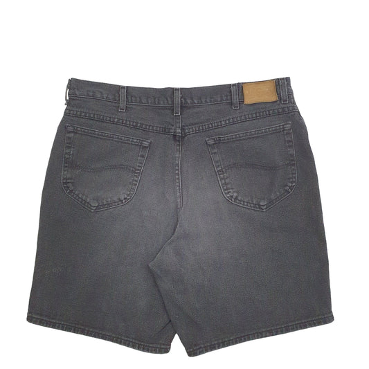 Mens Black Lee  Denim Shorts