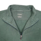 Mens Green L.L.Bean  Quarter Zip Jumper