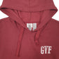 Mens Burgundy Clique  Hoodie Jumper