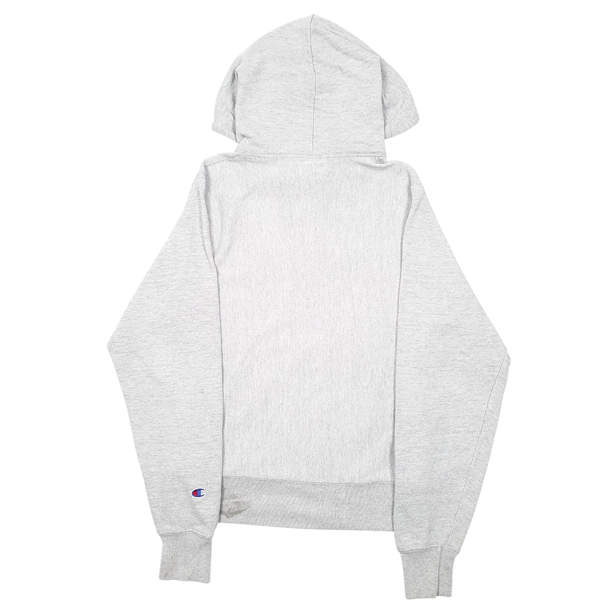 Mens Grey Champion Reverse Weave Hoodie Jumper