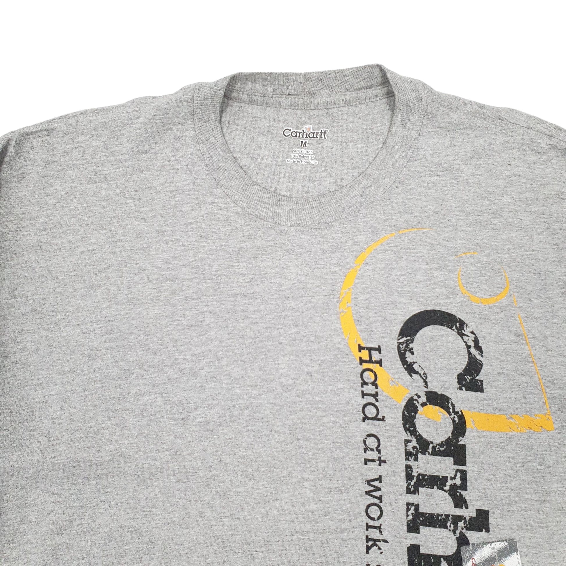 Mens Grey Carhartt  Long Sleeve T Shirt