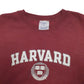 Mens Burgundy Champion Harvard University Spellout Crewneck Jumper