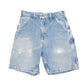 Mens Blue Carhartt Workwear Denim Jean Jort B28 Carpenter Shorts