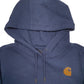 Womens Blue Carhartt Workwear Hoodie Jumper