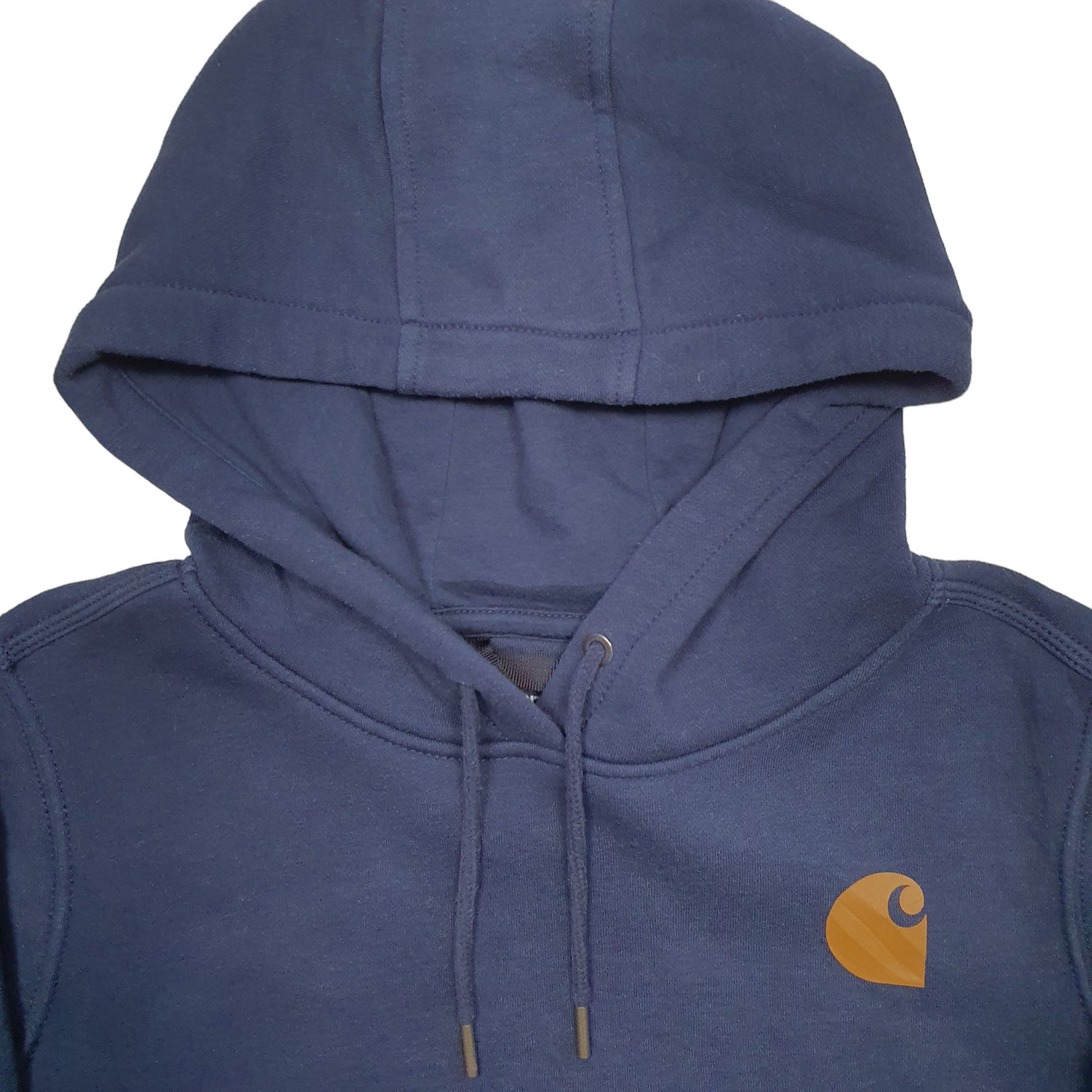 Womens Blue Carhartt Workwear Hoodie Jumper