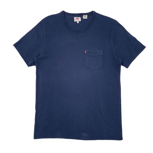 Mens Navy Levis  Short Sleeve T Shirt
