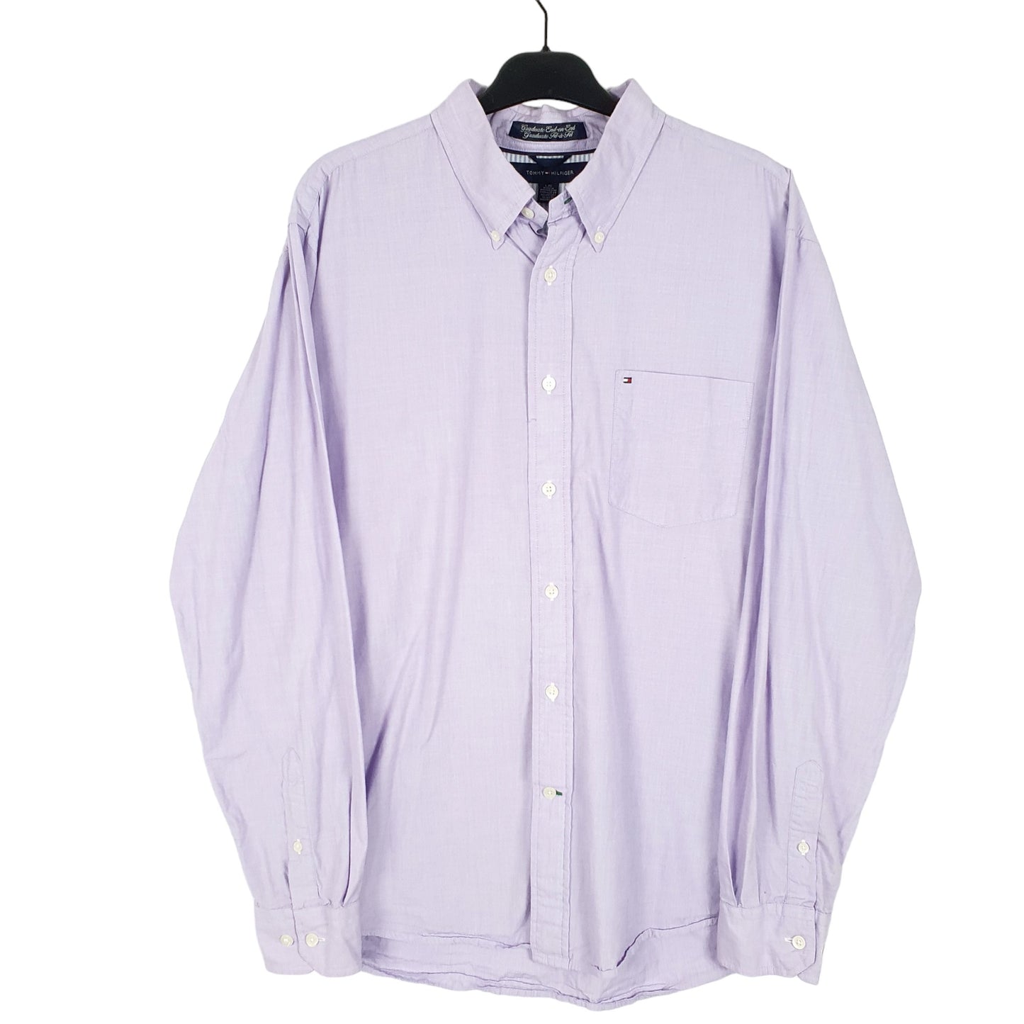 Mens Lilac Tommy Hilfiger  Long Sleeve Shirt
