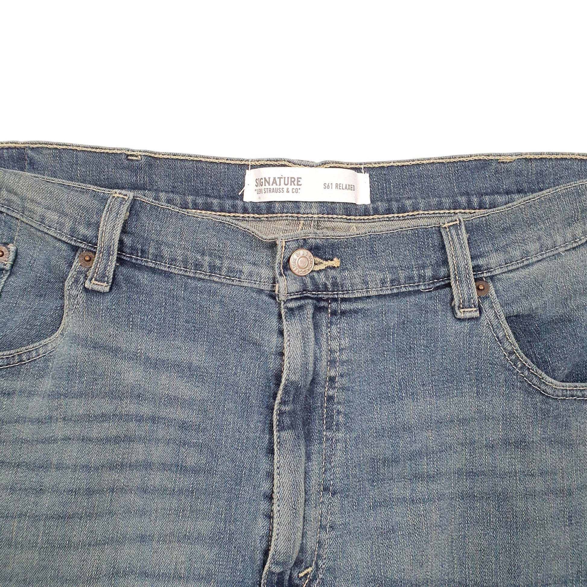 Mens Blue Levis Relaxed S61 Signature JeansW40 L32