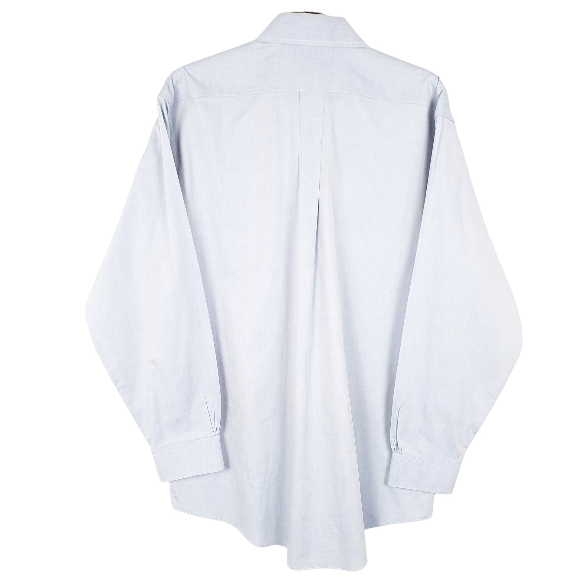 Mens Blue Brooks Brothers 346 Long Sleeve Shirt