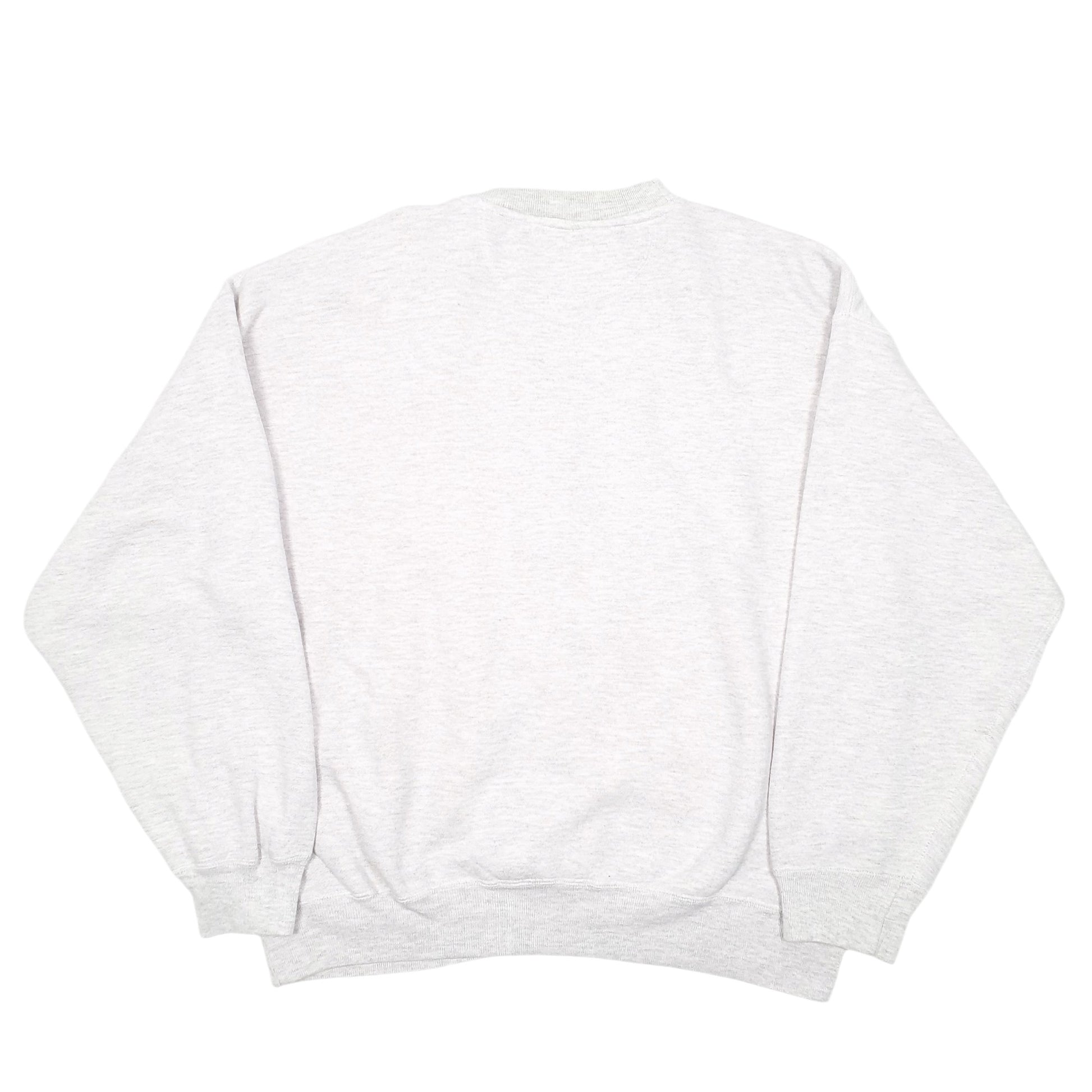 Mens Grey What On Earth Czechoslovakia Spellout Vintage Crewneck Jumper