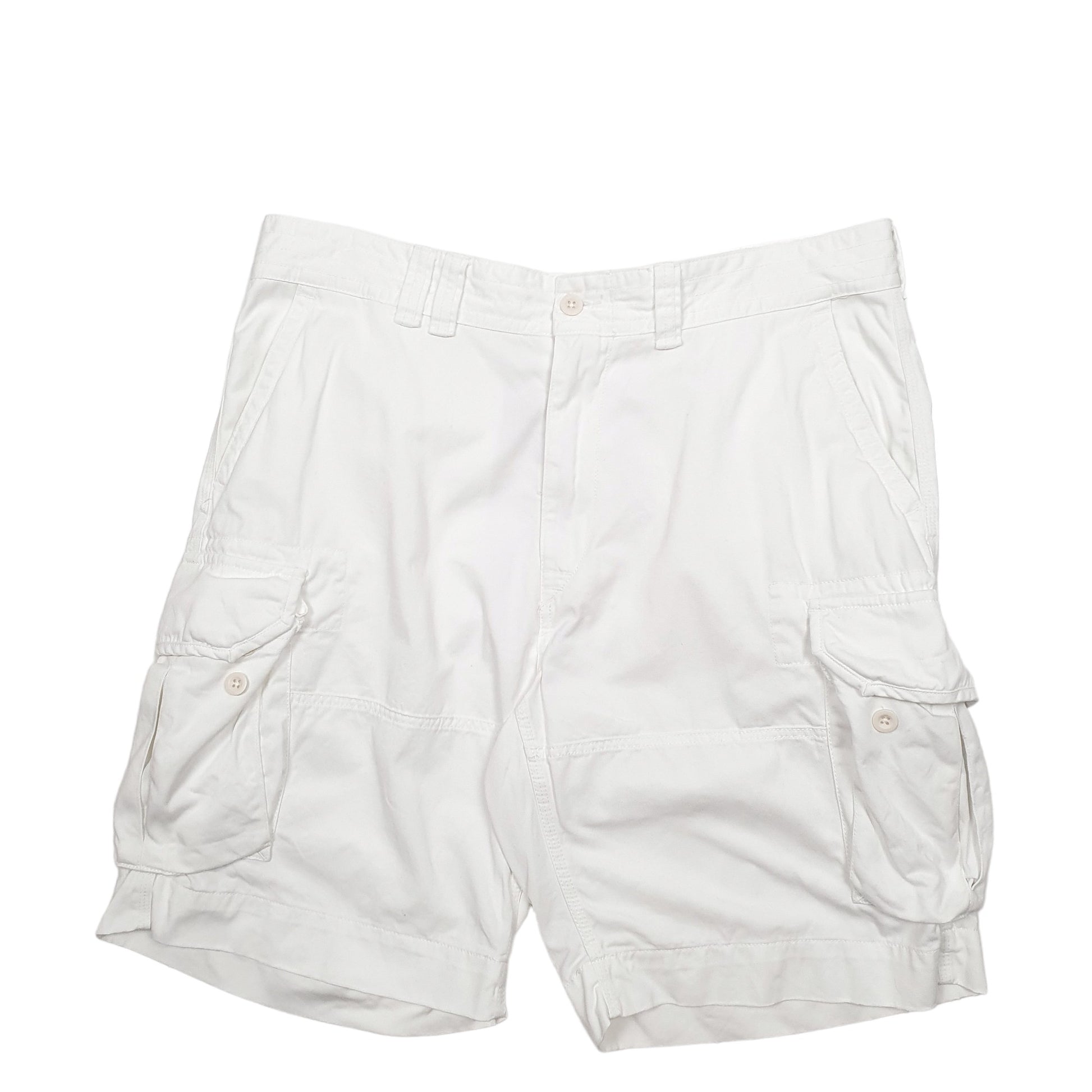 Mens White Polo Ralph Lauren  Cargo Shorts