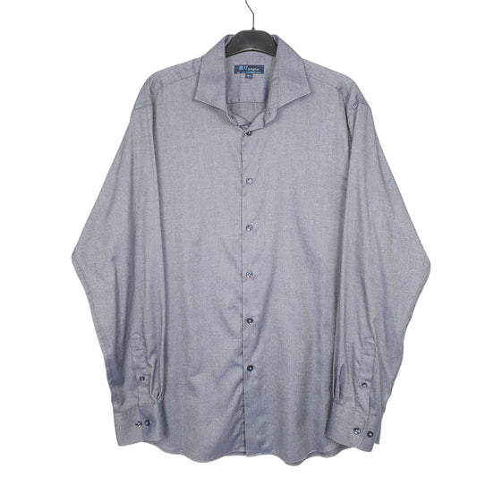 Mens Navy BLU By Polifroni  Long Sleeve Shirt