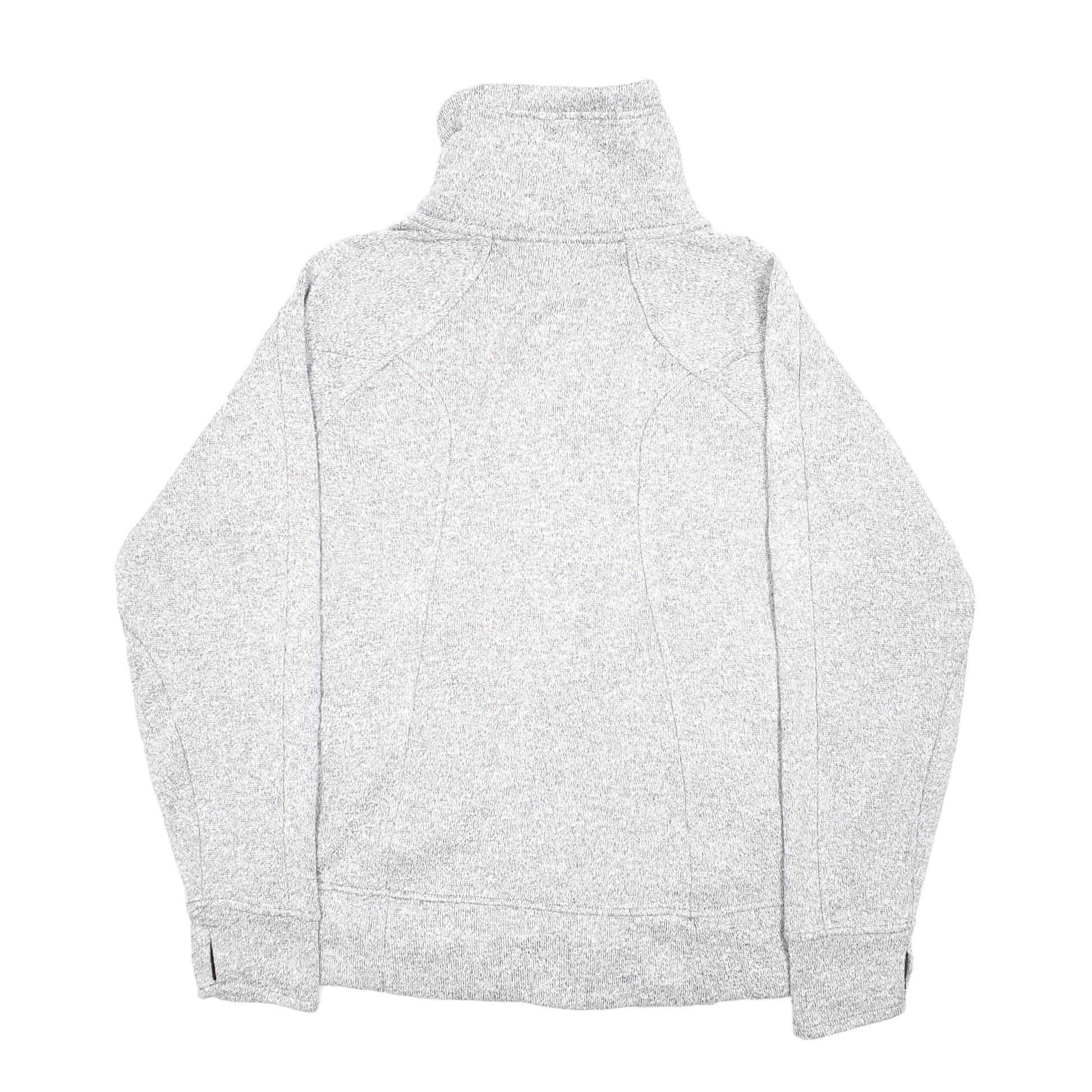 Womens Grey Avalanche Outdoors Hiking Camping Active Full Zip Jumper