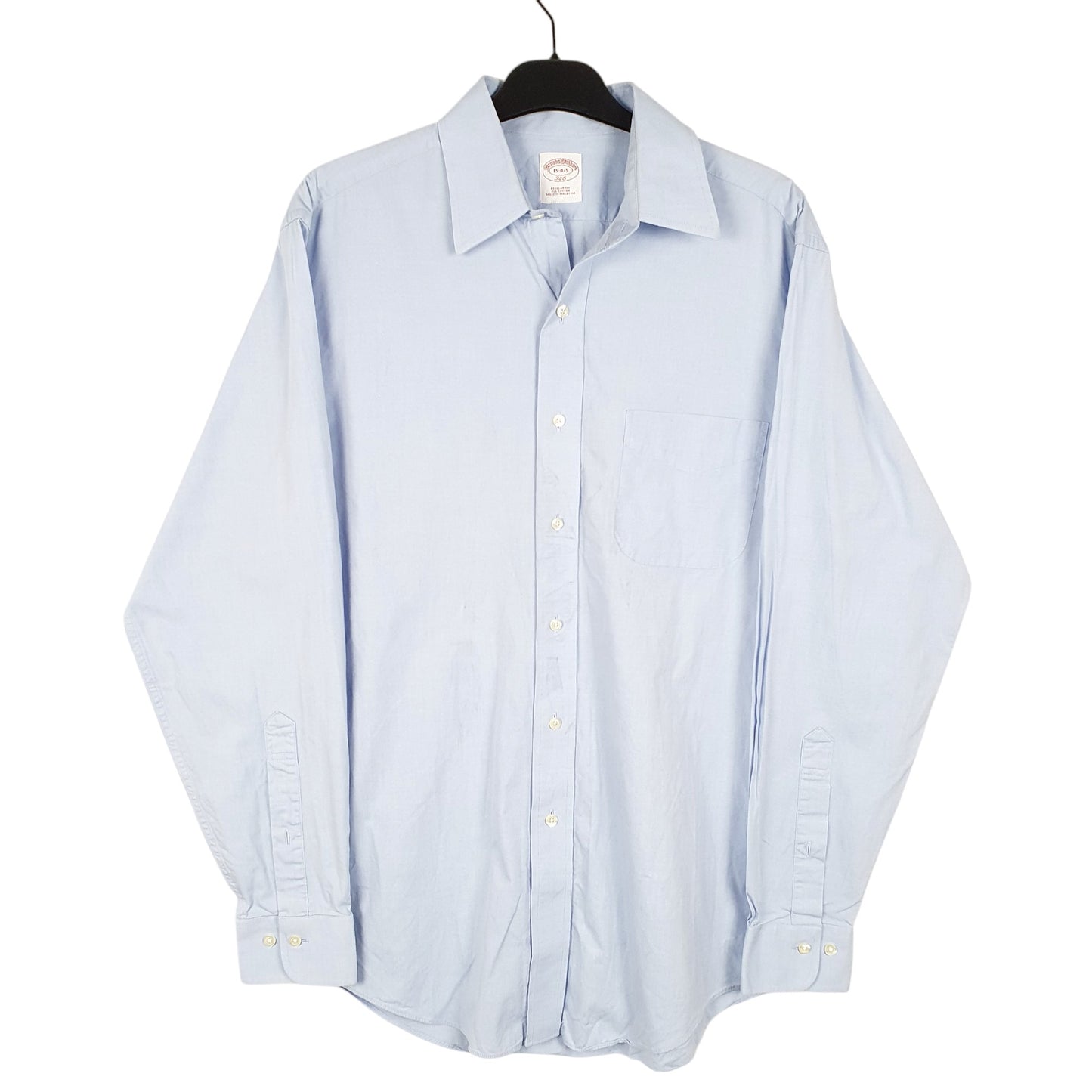 Mens Blue Brooks Brothers  Long Sleeve Shirt