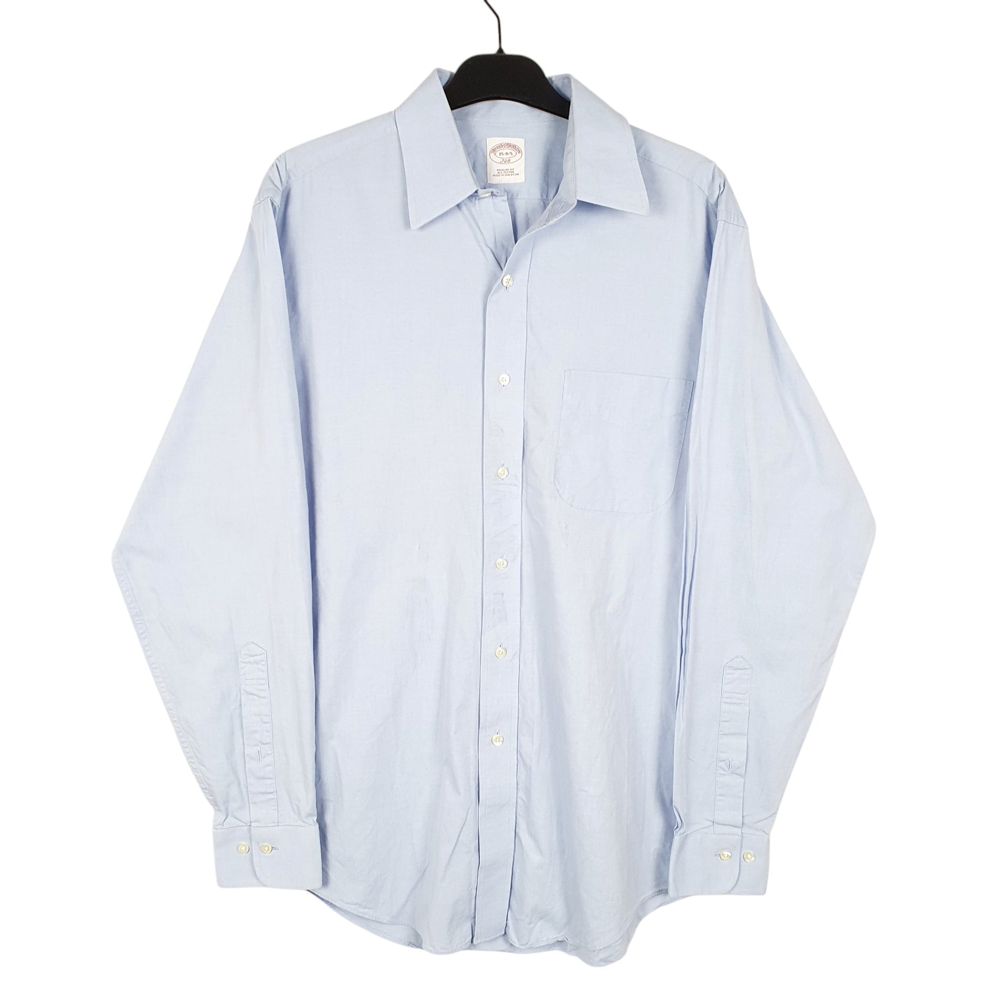 Mens Blue Brooks Brothers  Long Sleeve Shirt