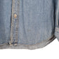 Mens Blue Levis Denim Jeans Overshirt Shacket Long Sleeve Shirt