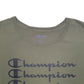 Mens Khaki Champion  Short Sleeve T Shirt