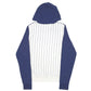 Womens White Fila Baseball stripe Hoodie Jumper