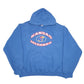 Mens Blue Sport Attack Kansas Jayhawks American Football Hoodie Jumper