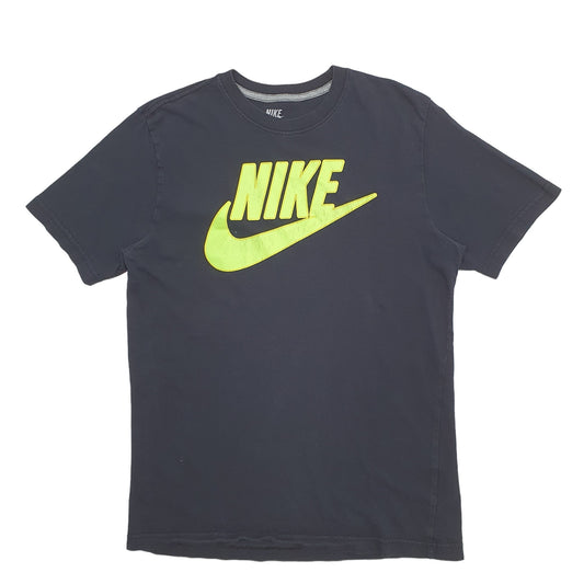 Mens Black Nike Spellout Short Sleeve T Shirt