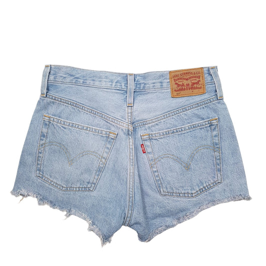 Womens Blue Levis 501 Denim Jorts Denim Shorts