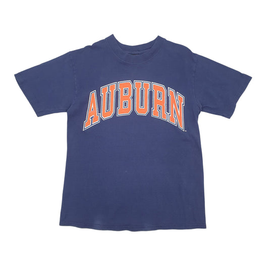 Mens Navy Soffes Single Stitch Vintage 90s Short Sleeve T Shirt