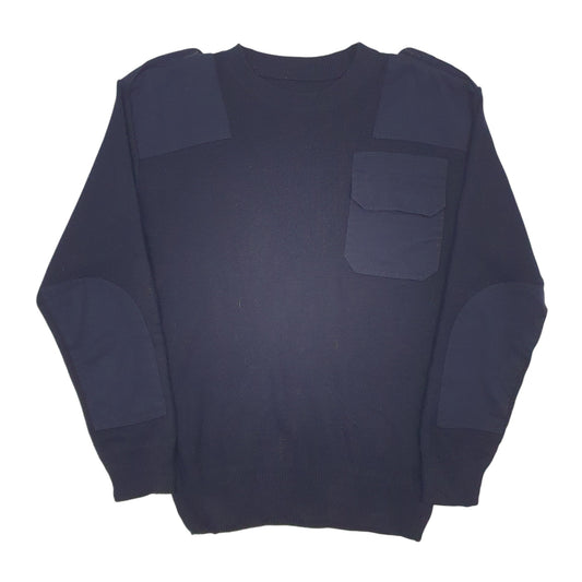 Mens Navy Unbranded  Crewneck Jumper