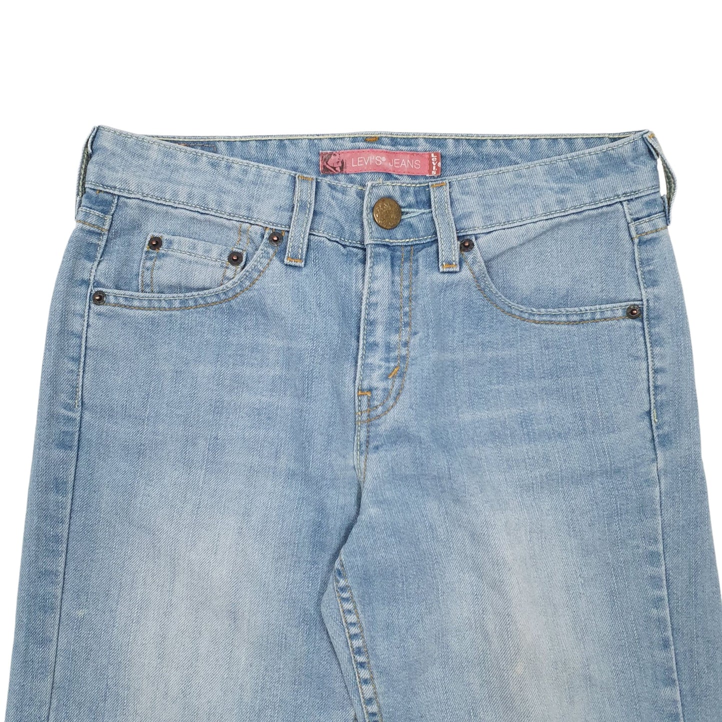 Womens Blue Levis  Denim Shorts
