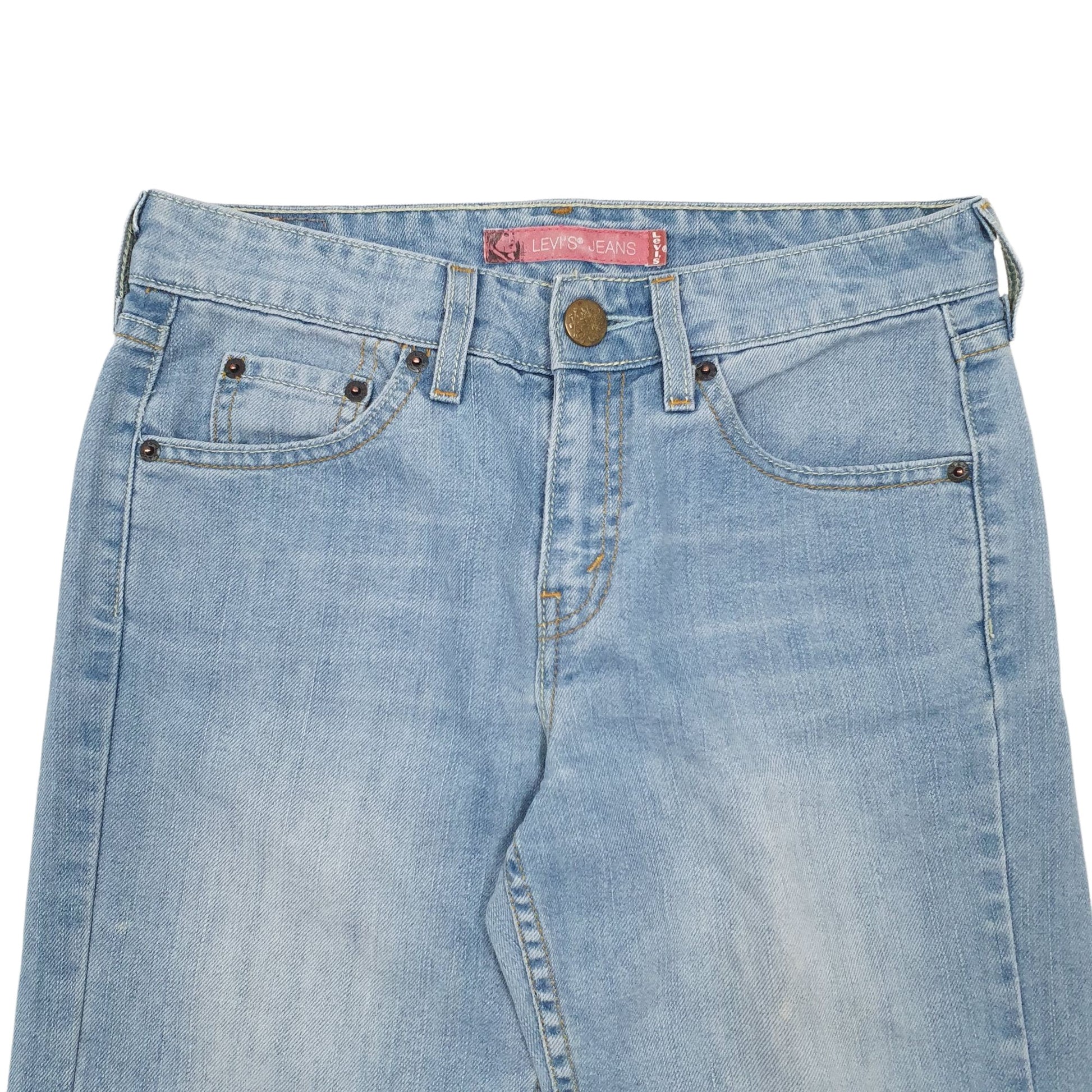 Womens Blue Levis  Denim Shorts