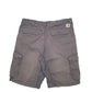 Mens Grey Carhartt Workwear Ripstop Cargo Shorts