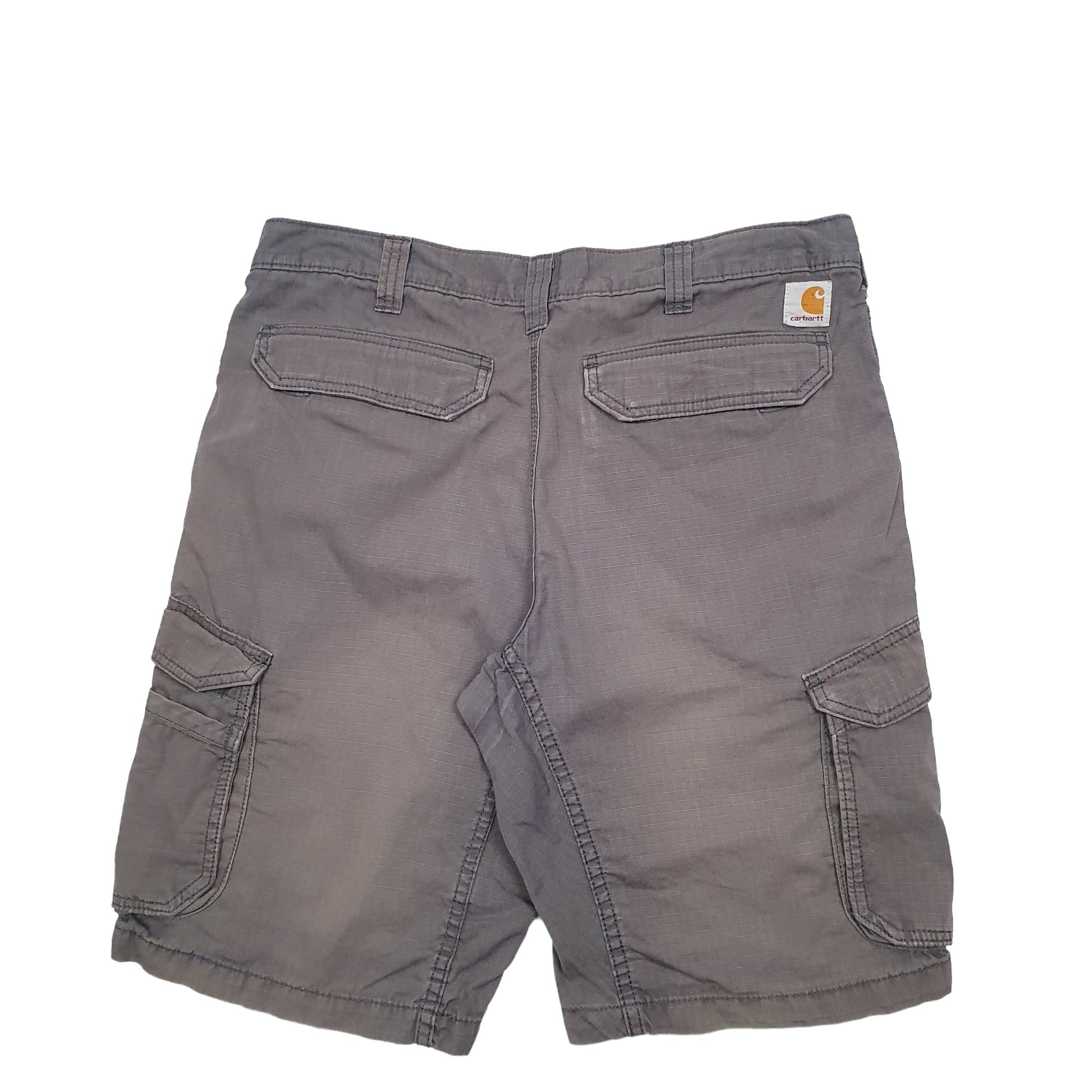 Mens Grey Carhartt Workwear Ripstop Cargo Shorts