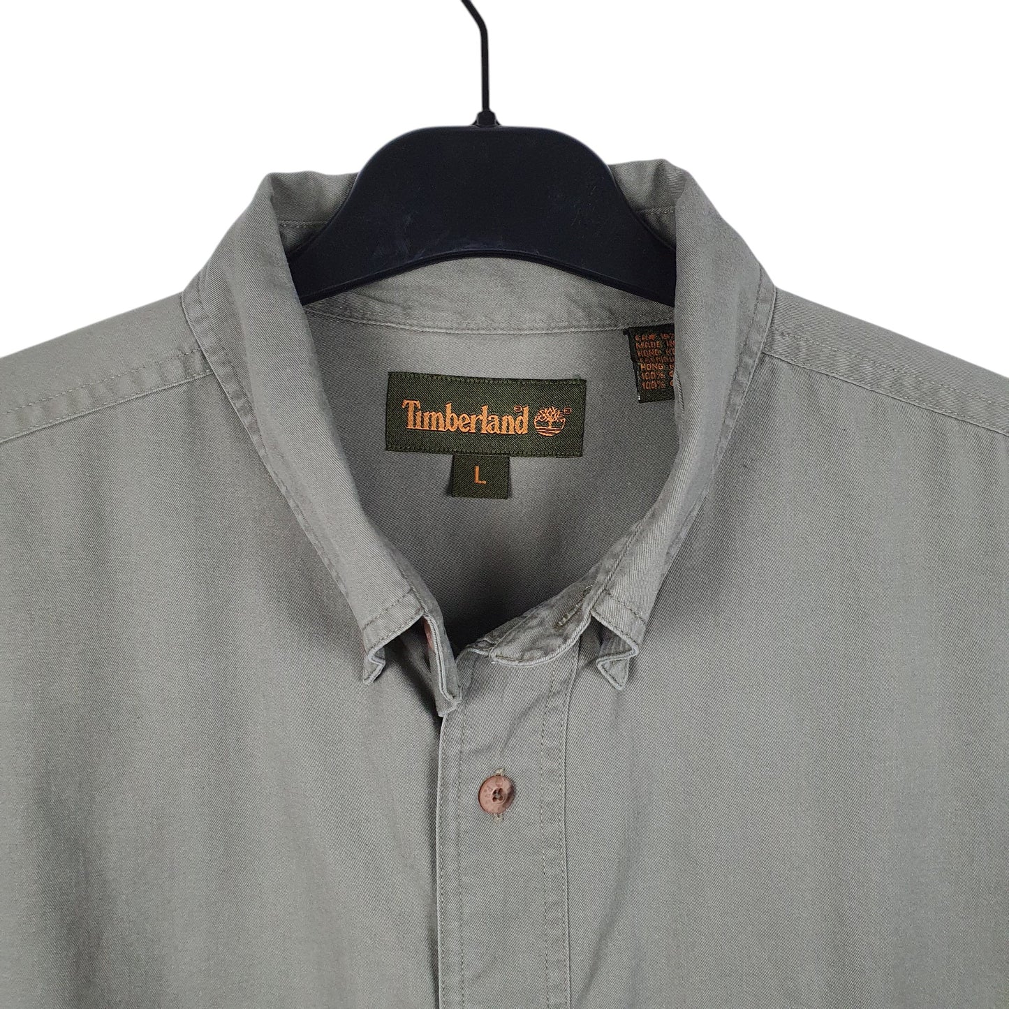 Mens Khaki Timberland  Long Sleeve Shirt
