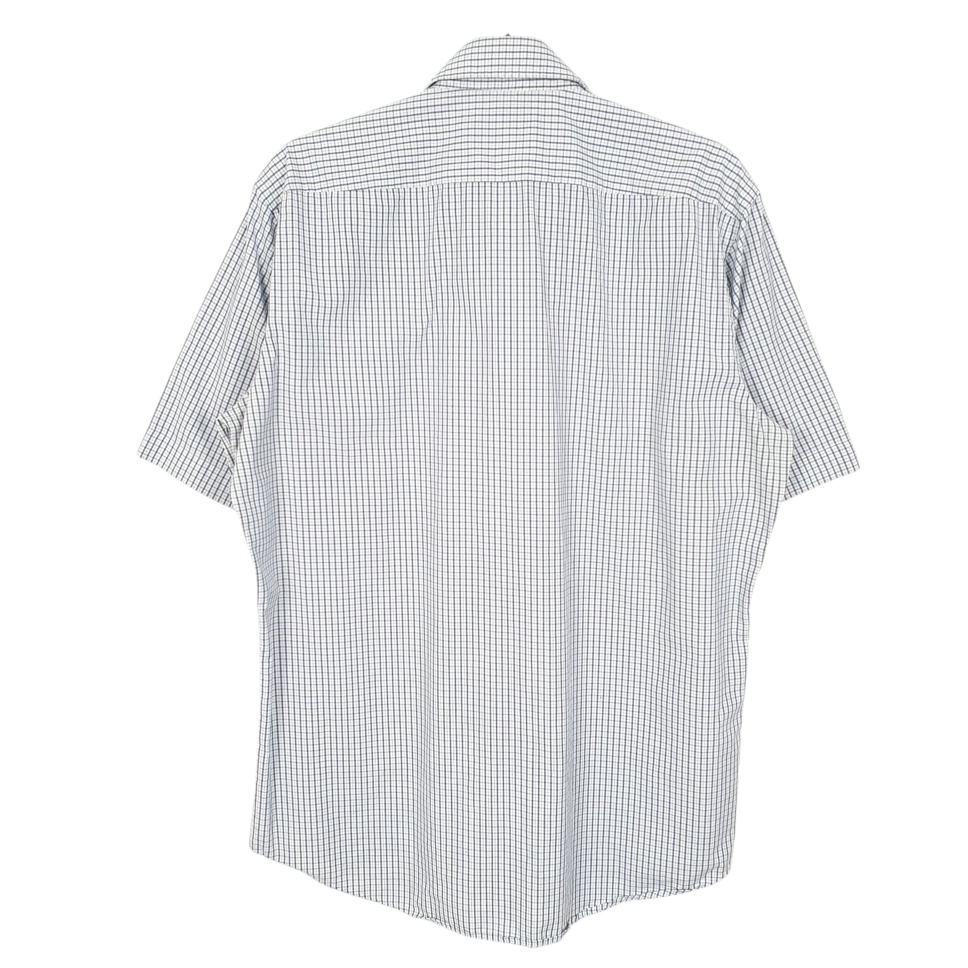 Mens White Hugo Boss  Short Sleeve Shirt