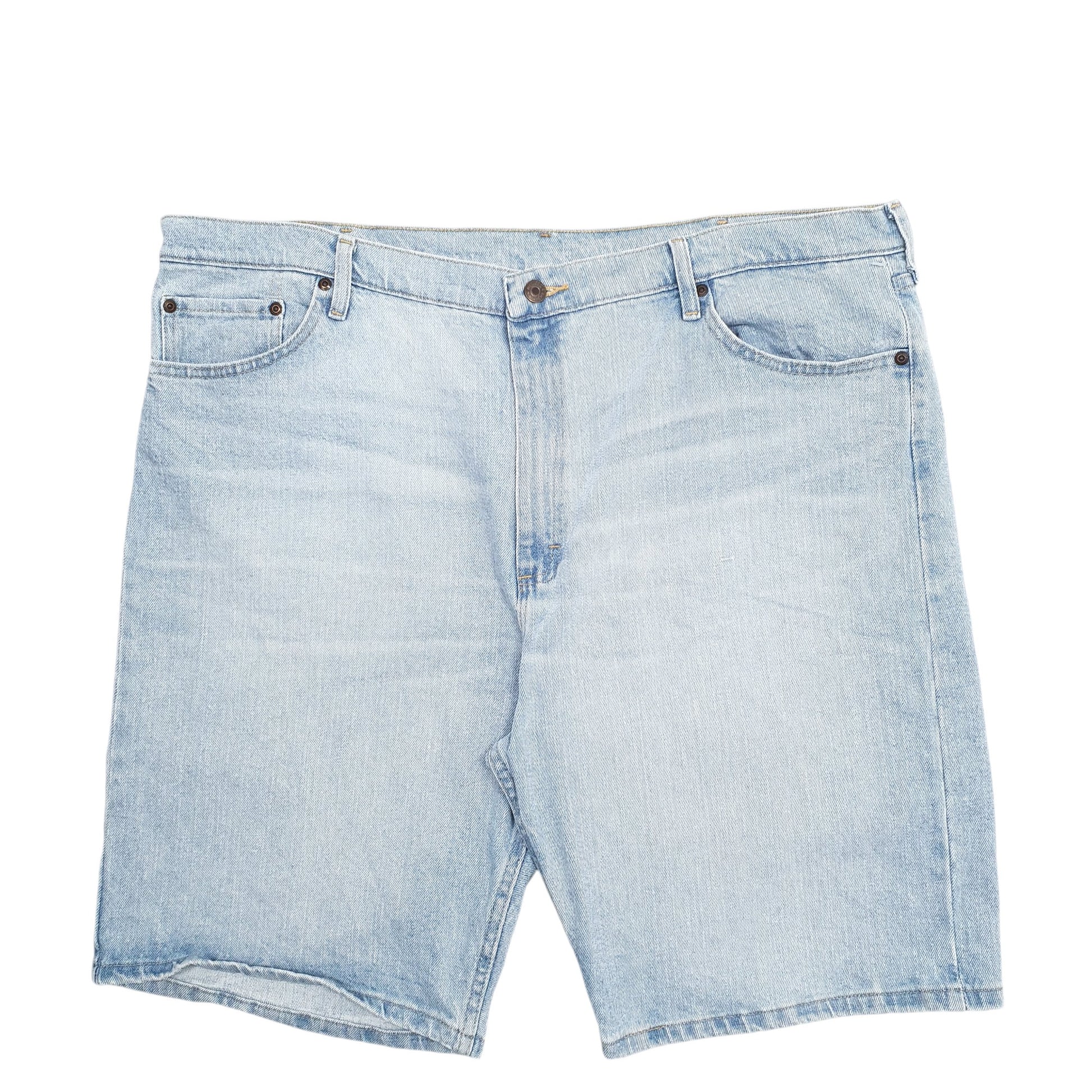 Mens Blue Wrangler Denim Jeans Jorts Denim Shorts
