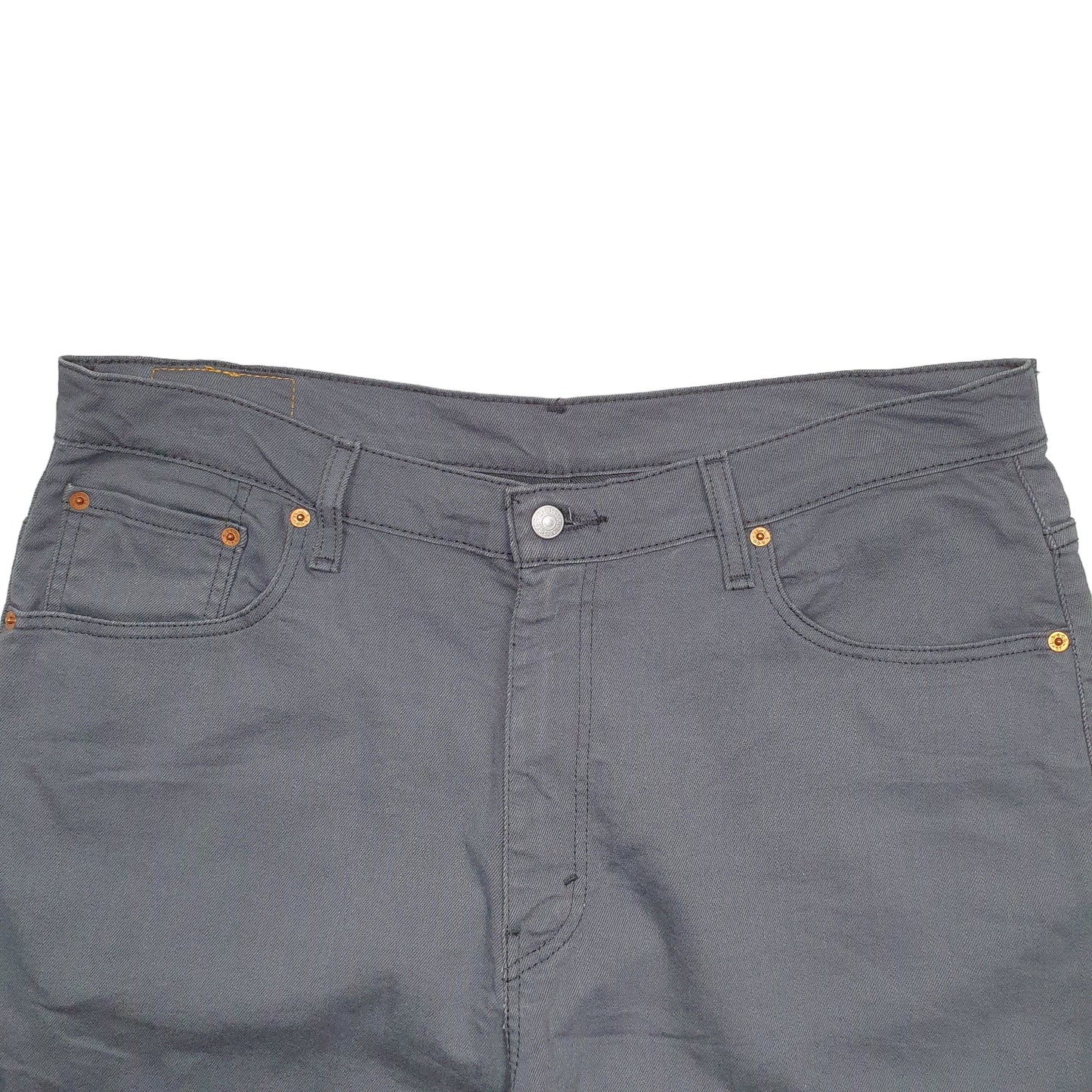 Mens Grey Levis Denim Jeans Jorts 569 Relaxed Denim Shorts