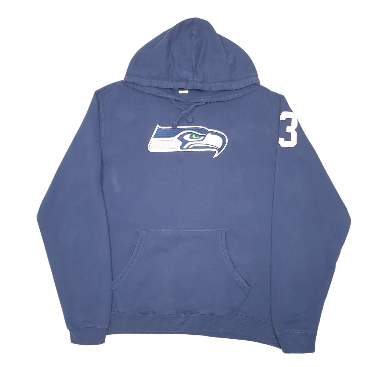 Mens Navy NFL Seattle Seahawks Football USA Hoodie Jumper
