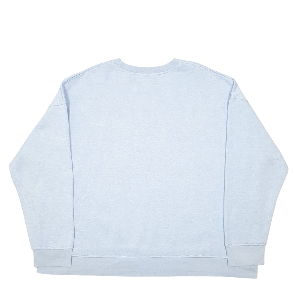 Womens Blue Disney Mickey Mouse Spellout Crewneck Jumper