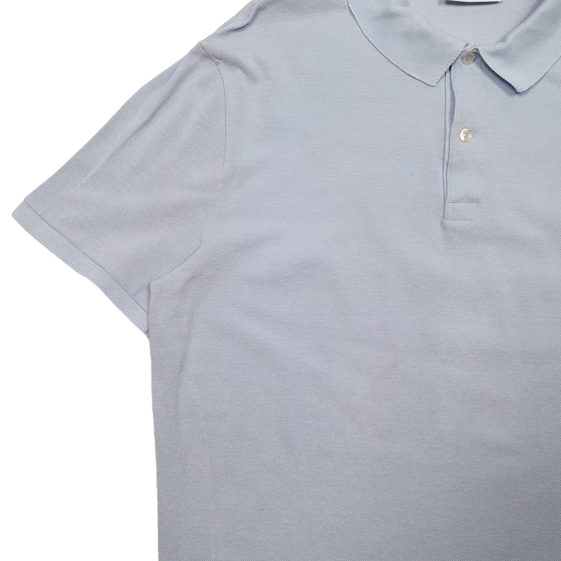 Mens Blue Lacoste  Short Sleeve Polo Shirt