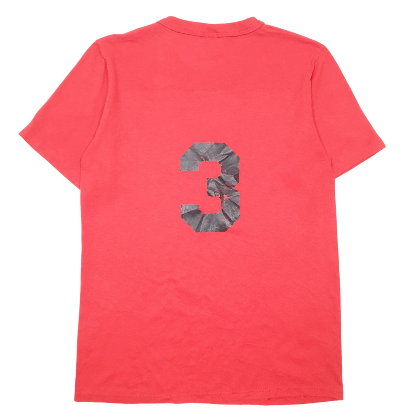 Mens Red Russell Athletic Single Stitch Vintage 90s Made In USA Crusades For Christ Short Sleeve T Shirt