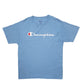 Mens Blue Champion Spellout Short Sleeve T Shirt