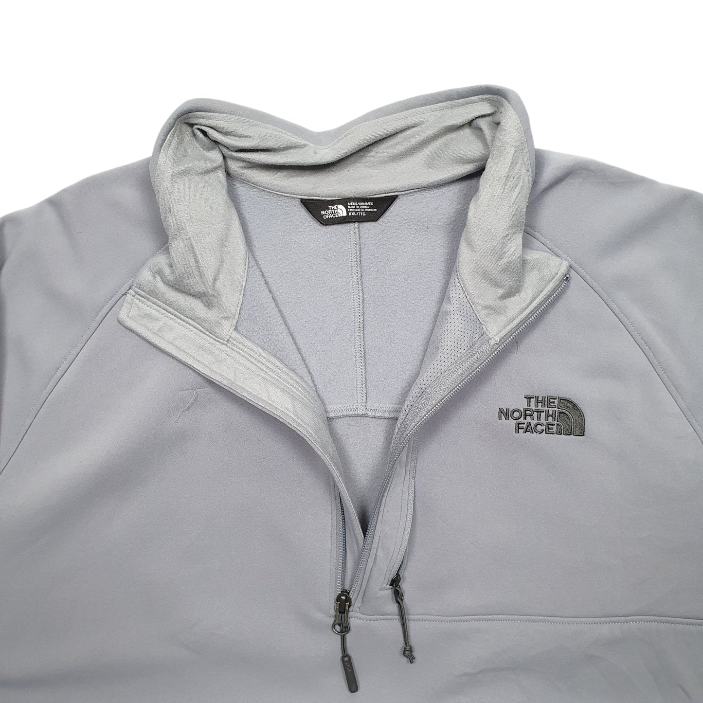 Mens Grey The North Face Active Thermal Quarter Zip Jumper